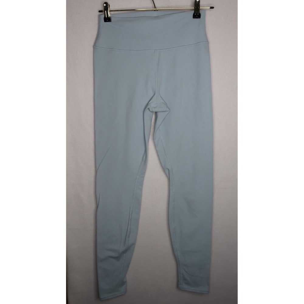 Alo Yoga Airbrush Winter Warm Nocturne Legging Chalk Blue Women's M Comfort EUC